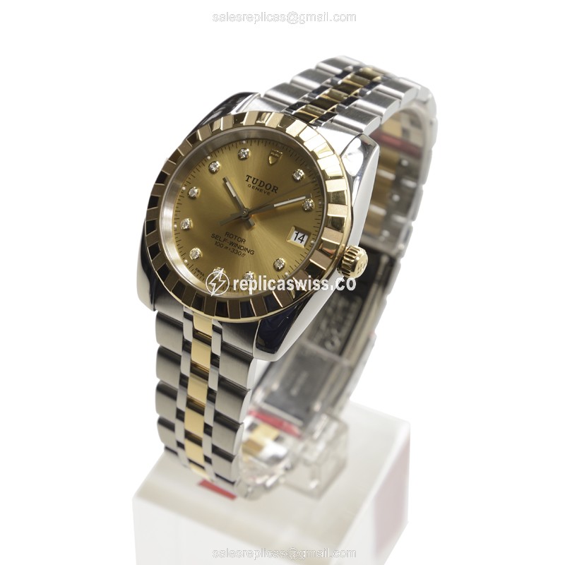 Tudor 21013-62583-10DI-CH CLASSIQUE Automatic Gold & Steel