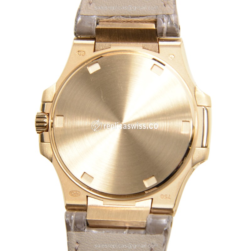Patek Philippe 7010R-010 NAUTILUS Quartz 18kt Rose Gold & Diamonds