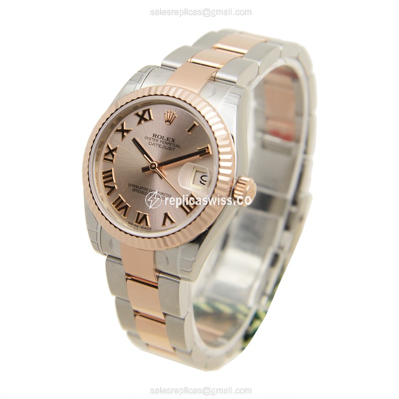 Rolex 178271PKRN_OY LADY DATEJUST Automatic 18kt Rose Gold & Steel