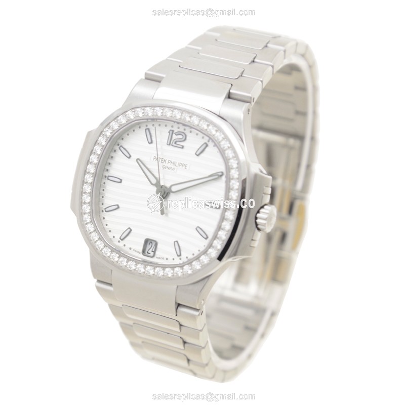 Patek Philippe 7018/1A-001 NAUTILUS Automatic Stainless Steel & Diamonds