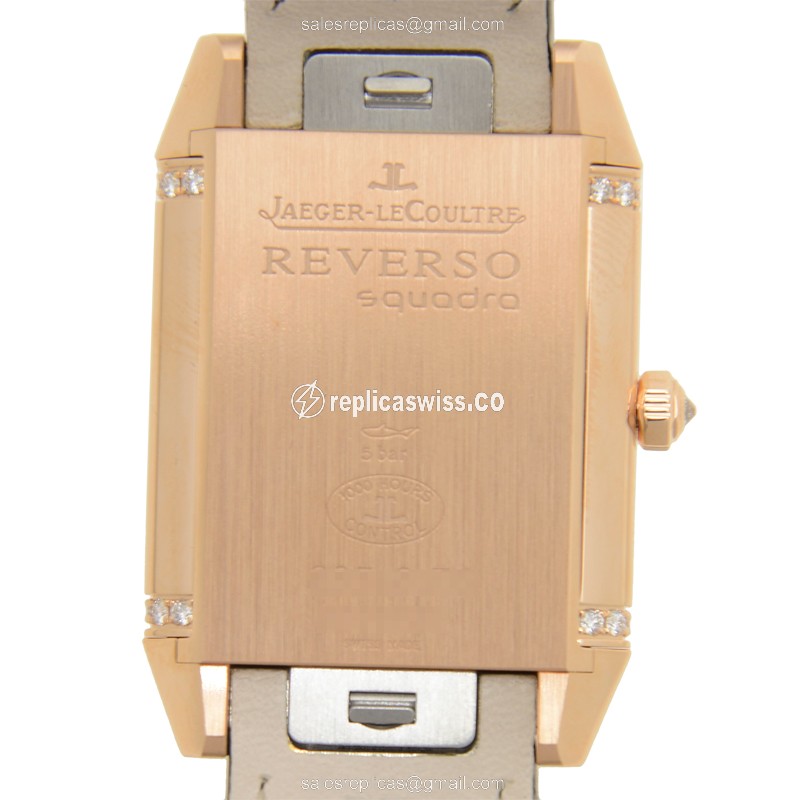 Jaeger-Lecoultre Q7052421 REVERSO Automatic 18kt Rose Gold & Diamonds