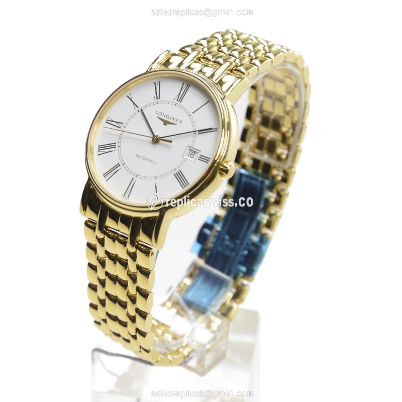 Longines L4.921.2.11.8 PRESENCE Automatic PVD Gold