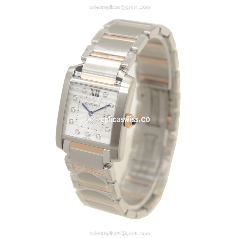 Cartier WE110005 TANK Quartz Stainless Steel