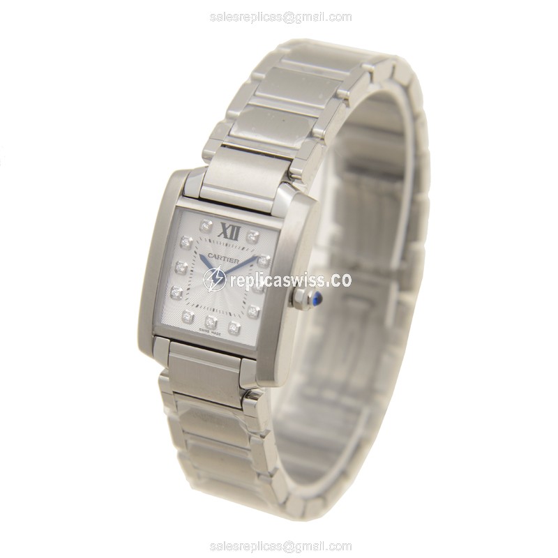 Cartier WE110006 TANK Quartz Stainless Steel
