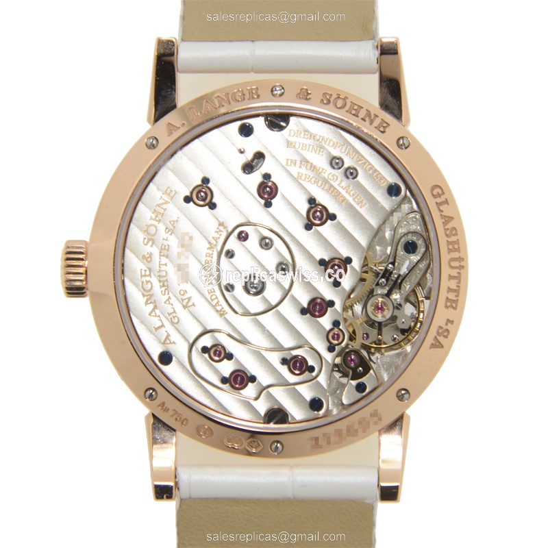 A Lange & Sohne 813.047 LANGE 1 Manual Wind 18kt Rose Gold & Diamonds