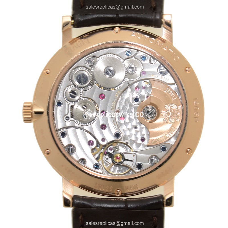 Piaget G0A38139 ALTIPLANO Automatic 18kt Rose Gold & Diamonds