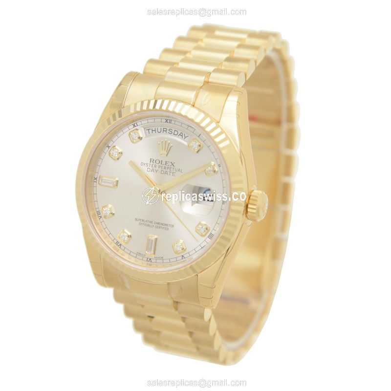 Rolex 118238ASV DAY-DATE Automatic 18kt Yellow Gold