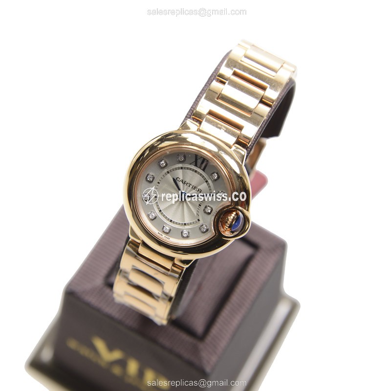 Cartier WE902025 BALLON BLEU Quartz 18kt Rose Gold