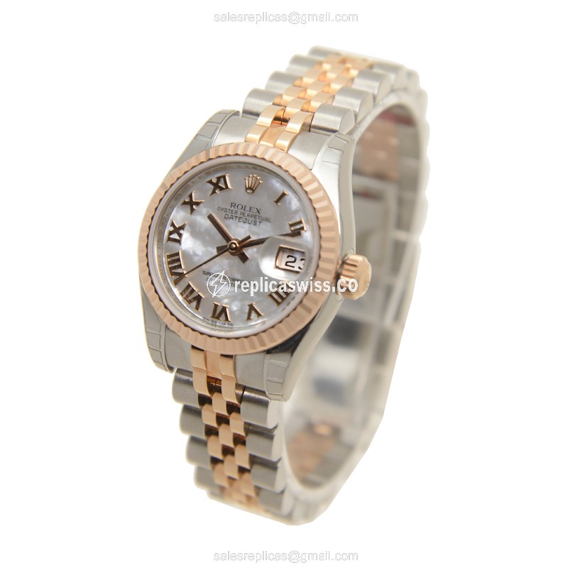 Rolex 179171NRWT LADY DATEJUST Automatic 18kt Rose Gold & Steel