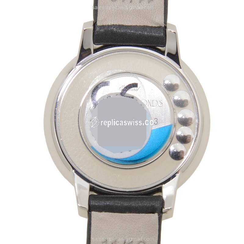 Chopard 209410-1001 HAPPY DIAMONDS Quartz 18kt White Gold & Diamond