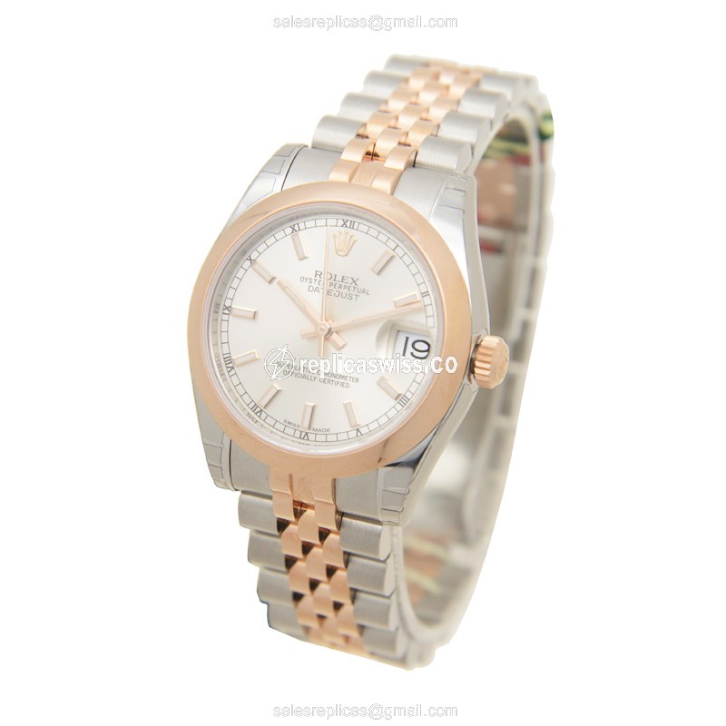 Rolex 178241SV LADY DATEJUST Automatic 18kt Rose Gold & Steel