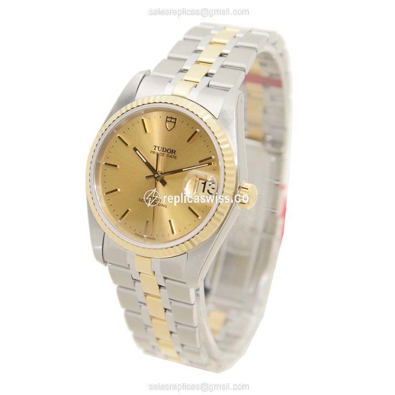 Tudor 74033-62473-CH PRICE DATE-DAY Automatic 18kt Gold & Steel