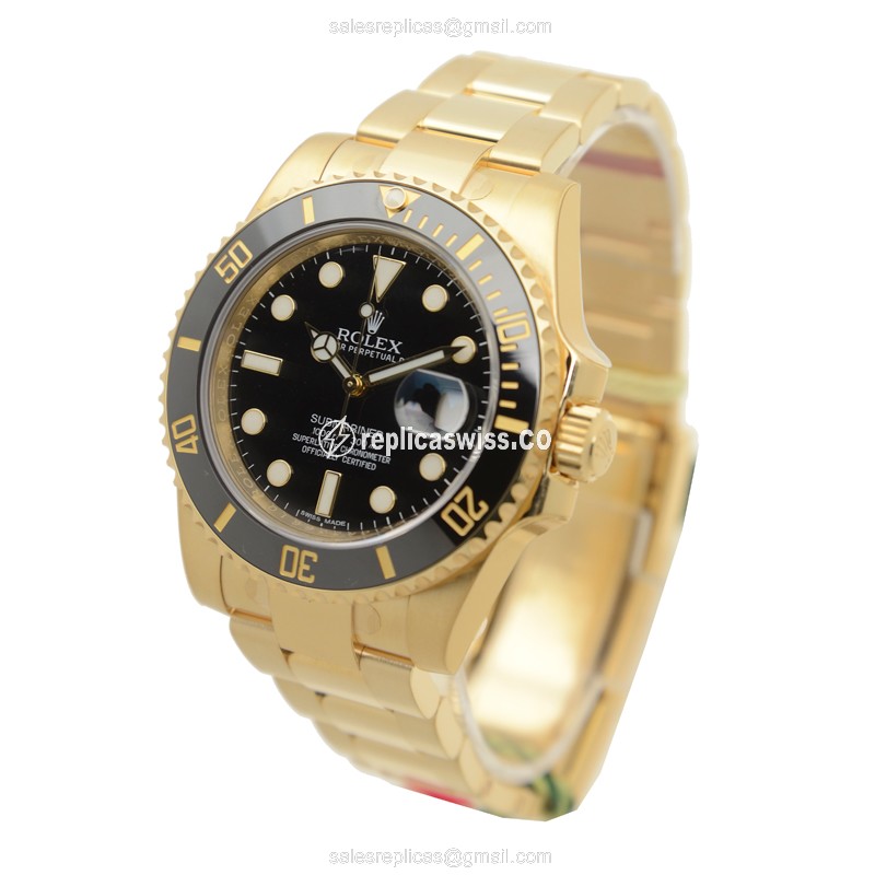 Rolex 116618LN-0001 SUBMARINER Automatic 18kt Yellow Gold