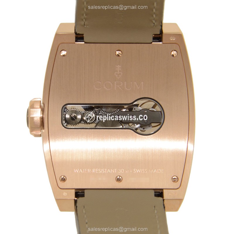 Corum 022.715.85-OF01 0000 BRIDGE Automatic 18kt Rose Gold & Diamonds