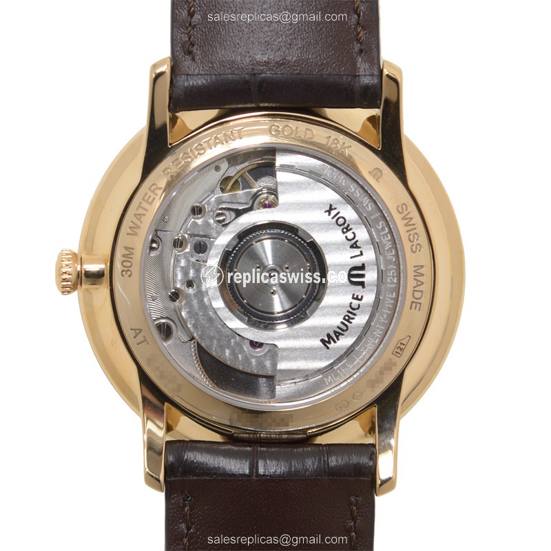 Maurice Lacroix LC6007-PG101-130 LES CLASSIQUES Automatic 18kt Rose Gold