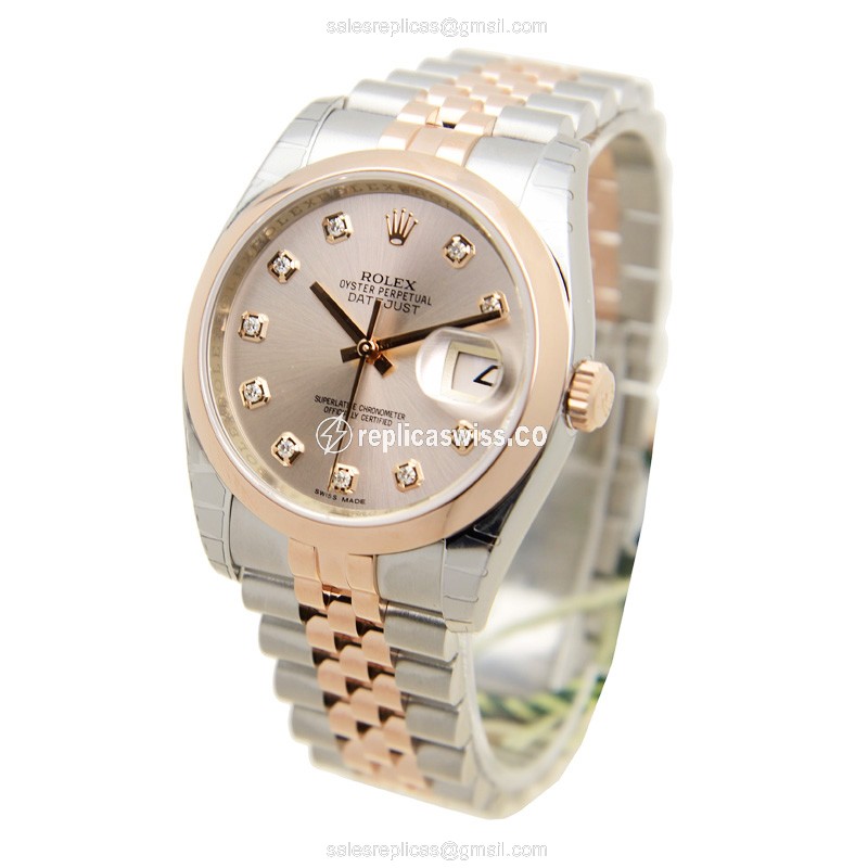 Rolex 116201G DATEJUST Automatic 18kt Rose Gold & Steel