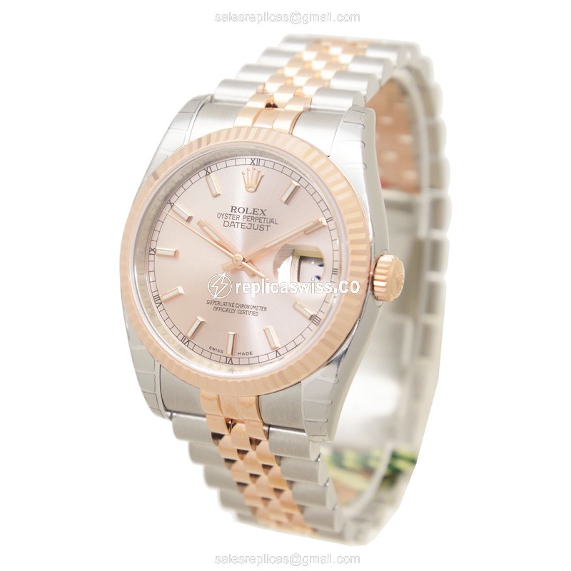 Rolex 116231 DATEJUST Automatic 18kt Rose Gold & Steel