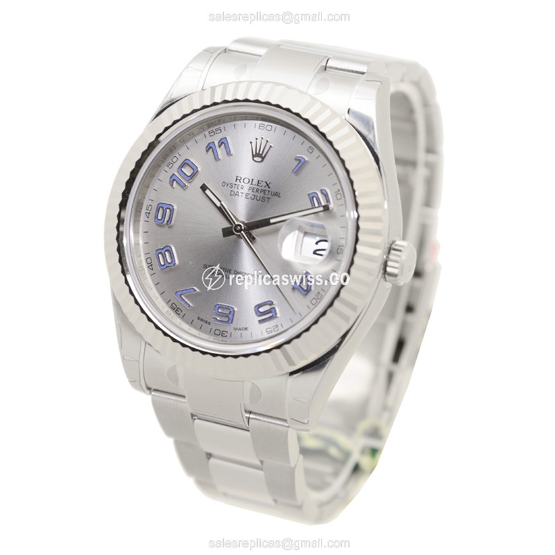 Rolex 116334 DATEJUST Automatic 18kt White Gold & Steel