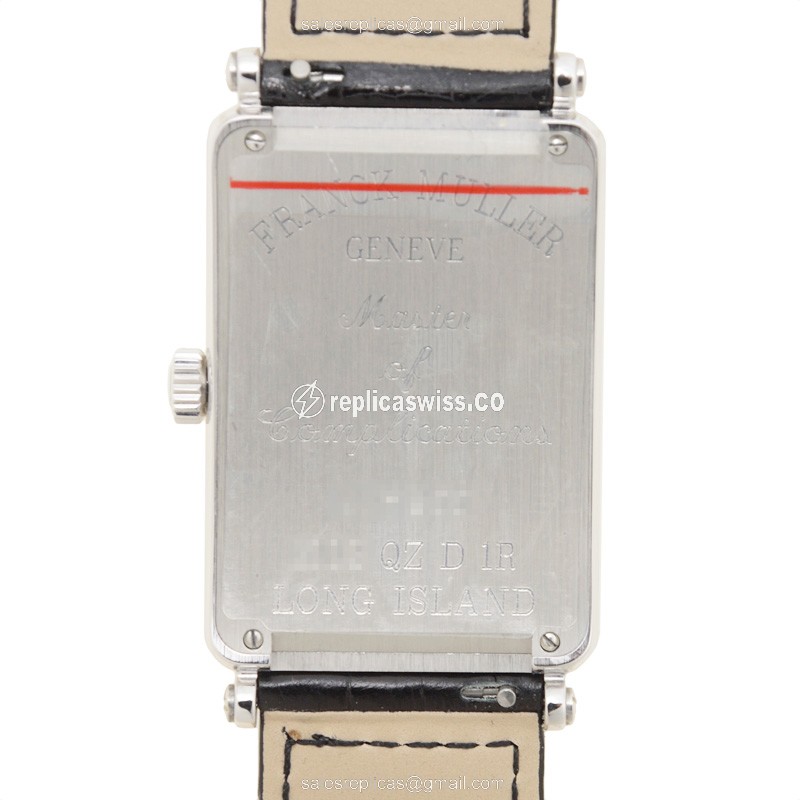 Franck Muller 1002 QZ D 1R (AC) LONG ISLAND Quartz Stainless Steel & Diamonds