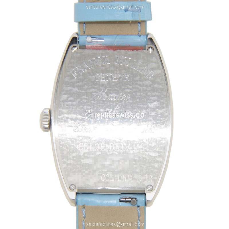 Franck Muller 2852 QZ COL DRM D 1R (AC) CINTREE CURVEX Quartz Stainless Steel & Diamonds