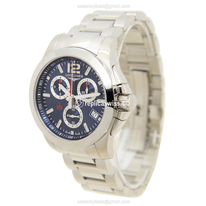 Longines L3.700.4.96.6 CONQUEST Quartz Stainless Steel