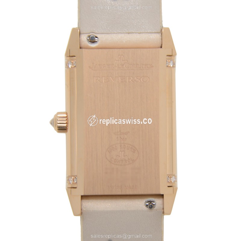 Jaeger-Lecoultre Q2562407 REVERSO Manual Wind 18kt Rose Gold & Diamonds
