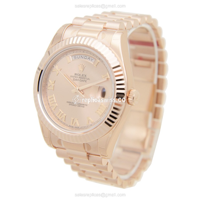 Rolex 218235PKRN DAY-DATE Automatic 18kt Rose Gold