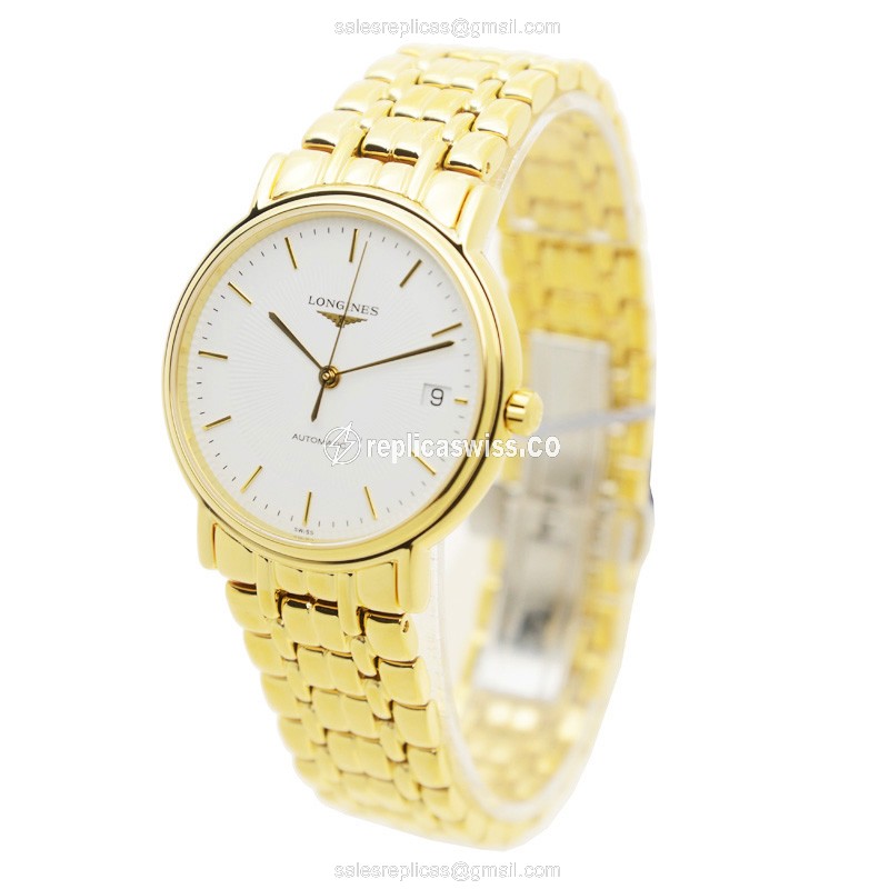 Longines L4.821.2.18.8 PRESENCE Automatic PVD Gold