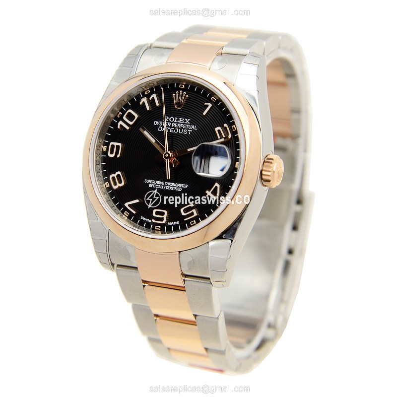 Rolex 116201 DATEJUST Automatic 18kt Rose Gold & Steel