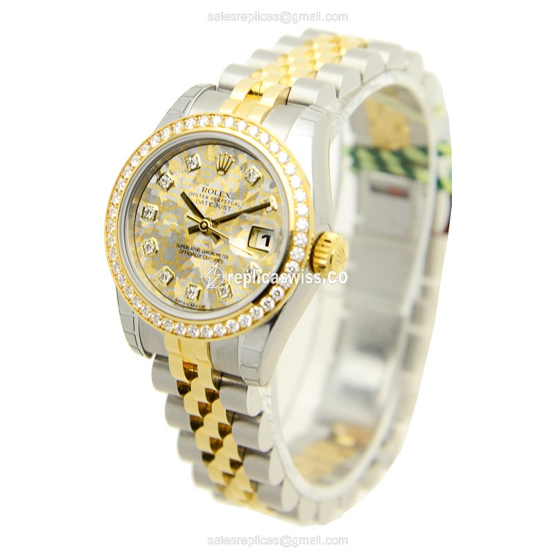 Rolex 179383GC10DIA_JUB LADY DATEJUST Automatic 18kt Gold & Diamond & Steel