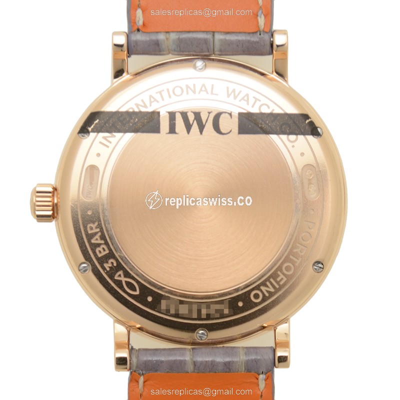 IWC IW458107 PORTOFINO Automatic 18kt Rose Gold & Diamonds