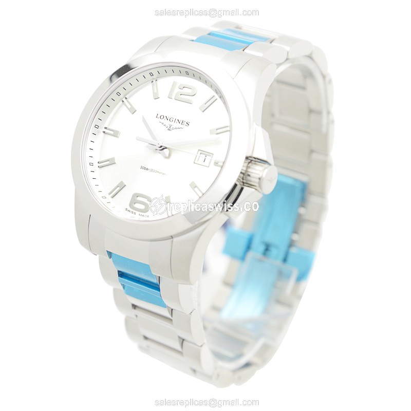 Longines L3.659.4.76.6 CONQUEST Quartz Stainless Steel