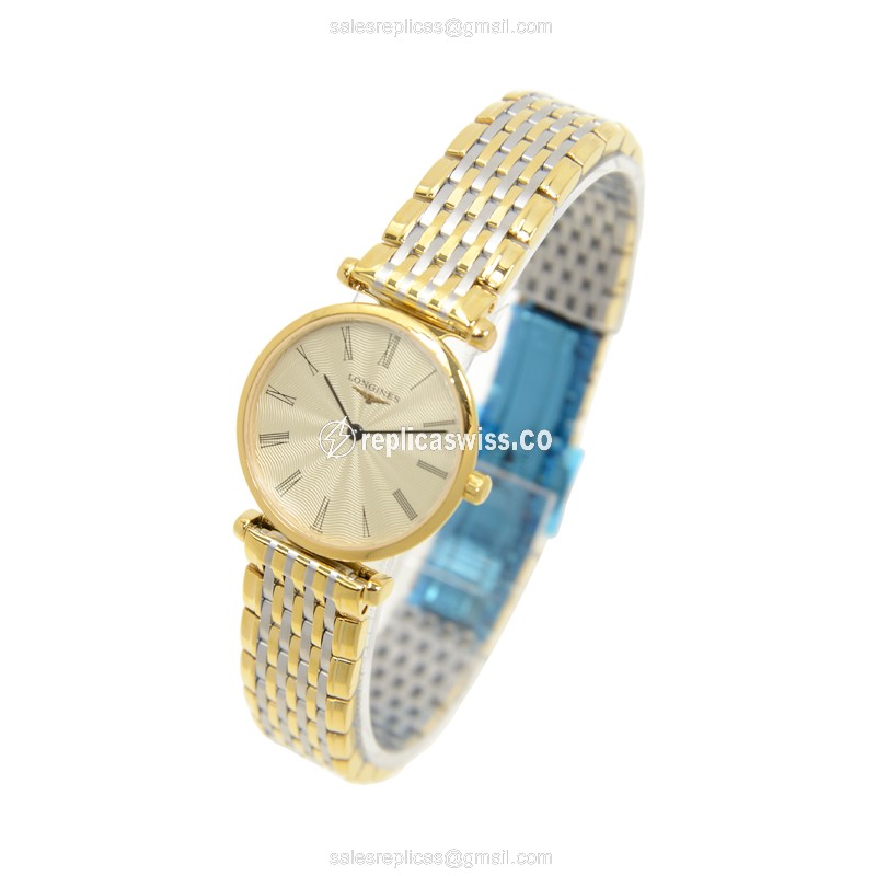 Longines L4.209.2.41.7 LA GRANDE Quartz PVD Gold