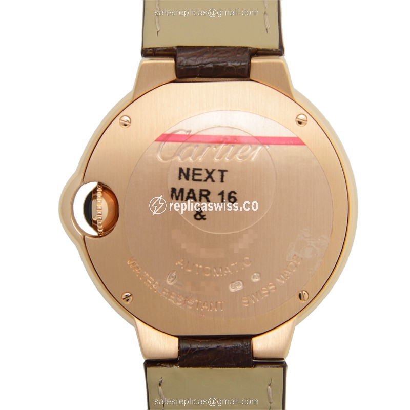 Cartier W6920097 BALLON BLEU Automatic 18kt Rose Gold