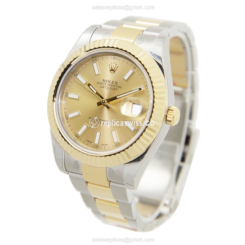 Rolex 116333 DATEJUST Automatic 18kt Gold & Steel