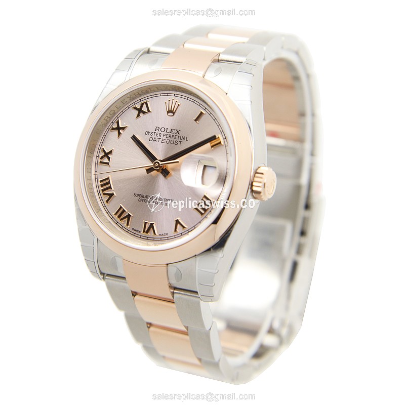 Rolex 116201 DATEJUST Automatic 18kt Rose Gold & Steel