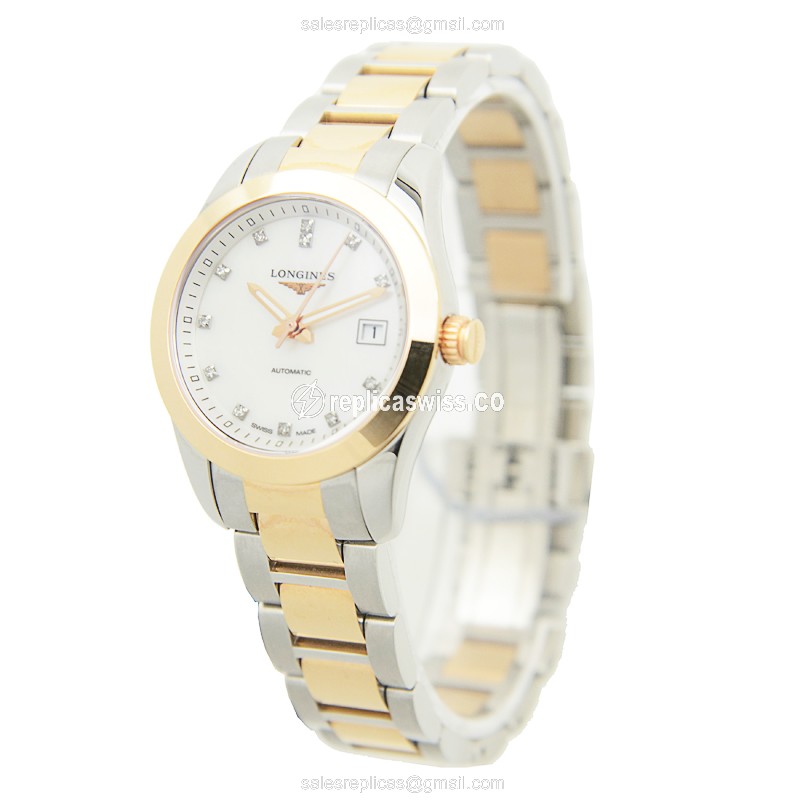 Longines L2.285.5.87.7 CONQUEST CLASSIC Automatic 18kt Rose Gold & Steel