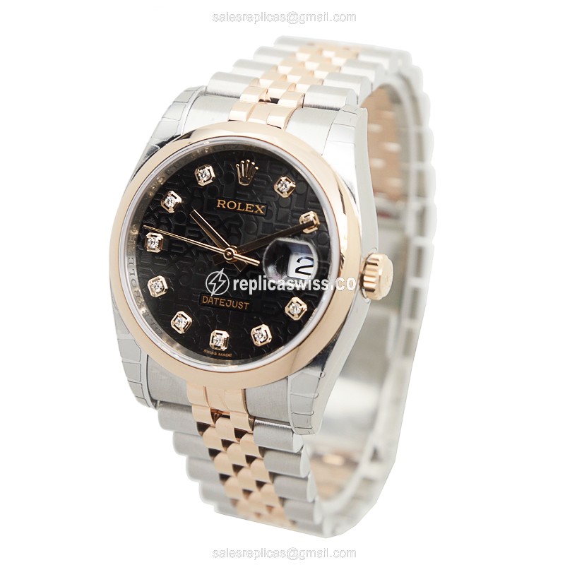 Rolex 116201J DATEJUST Automatic 18kt Rose Gold & Steel