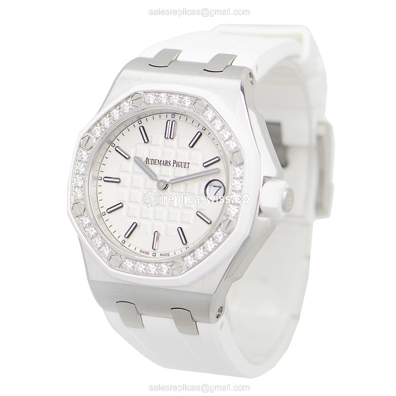 Audemars Piguet 67540SK.ZZ.A010CA.01 ROYAL OAK OFFSHORE Quartz Stainless Steel & Diamonds