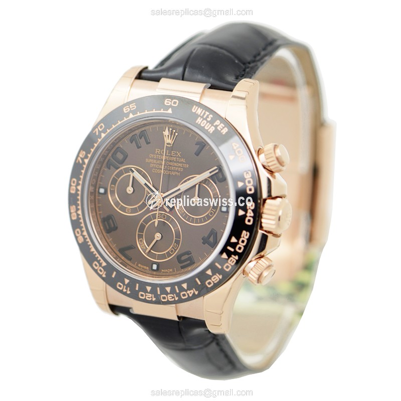 Rolex 116515LNBR DAYTONA Automatic 18kt Rose Gold