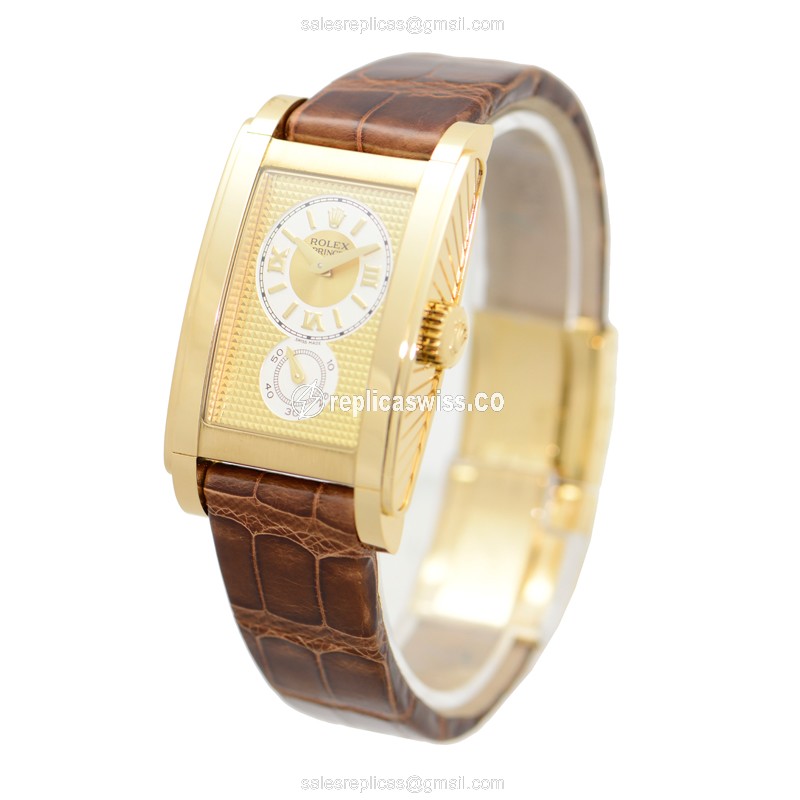 Rolex 54408 CELLINI SERIES Manual Wind 18kt Yellow Gold