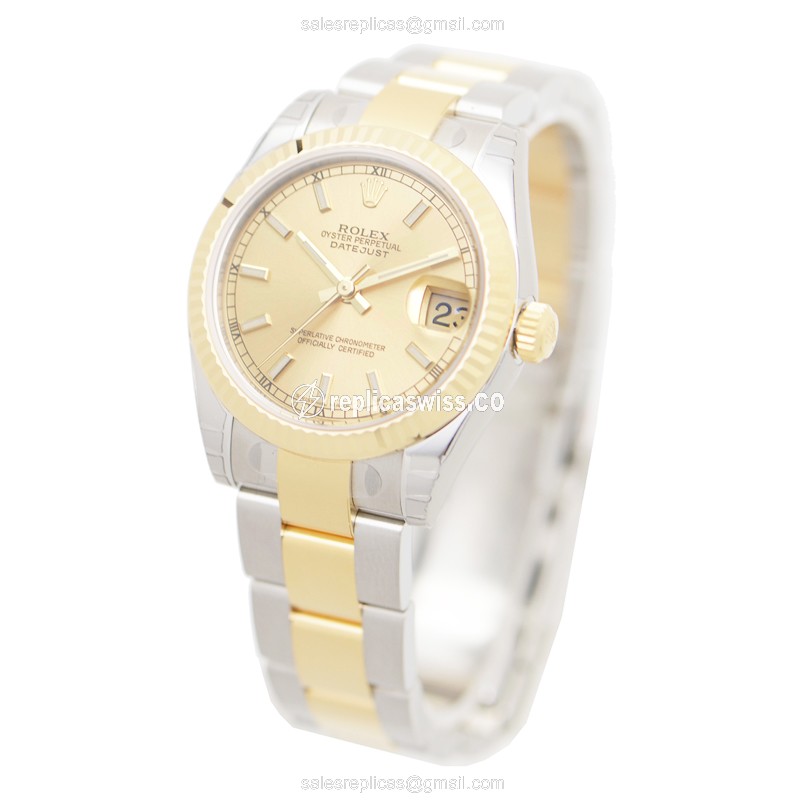 Rolex 178273CH_O LADY DATEJUST Automatic 18kt Gold & Steel