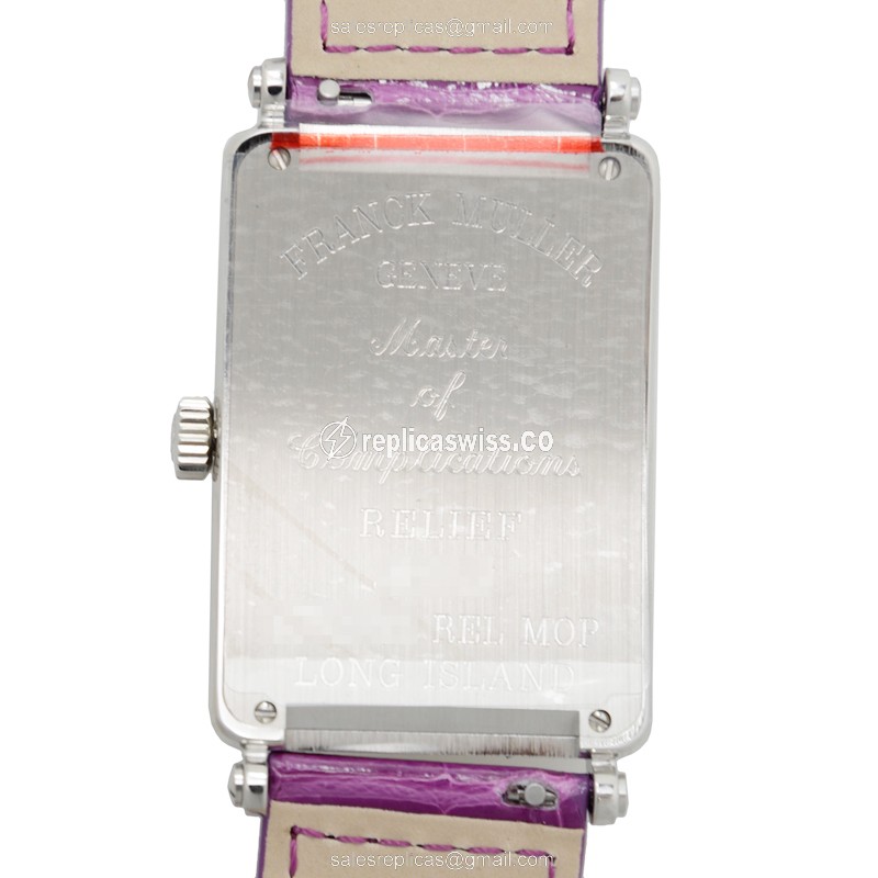 Franck Muller 1002 QZ REL MOP (AC) LONG ISLAND Quartz Stainless Steel