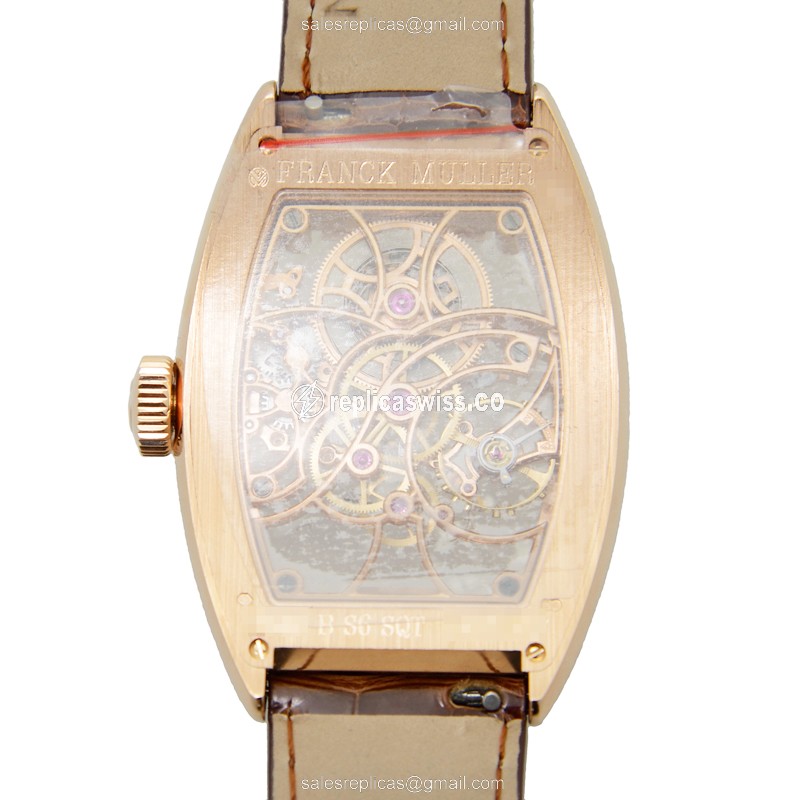 Franck Muller 7880 B S6 SQT (5N) GENEVE Manual Wind 18kt Rose Gold