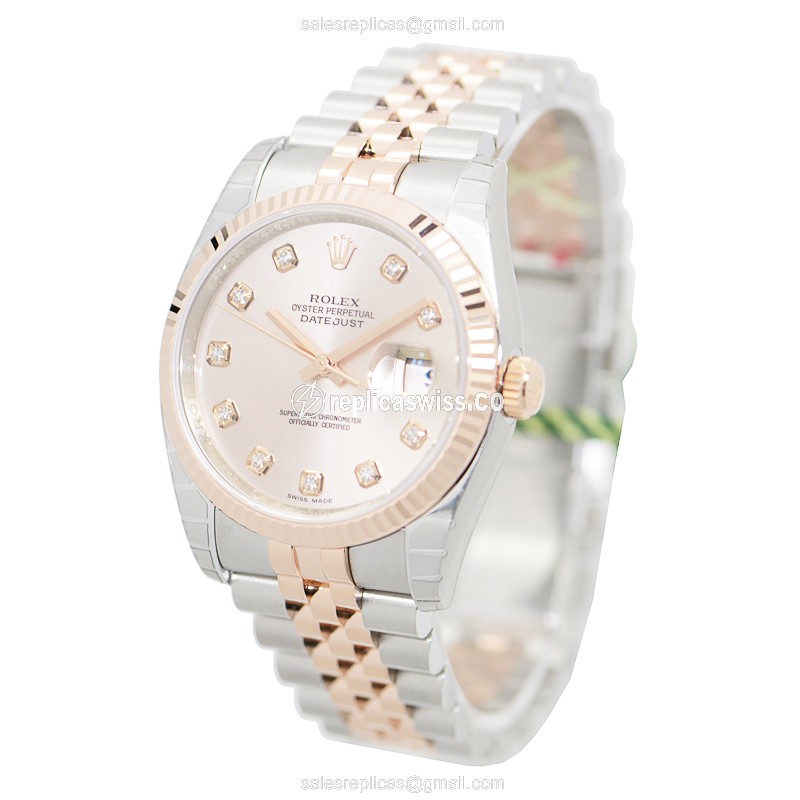 Rolex 116231G DATEJUST Automatic 18kt Rose Gold & Steel