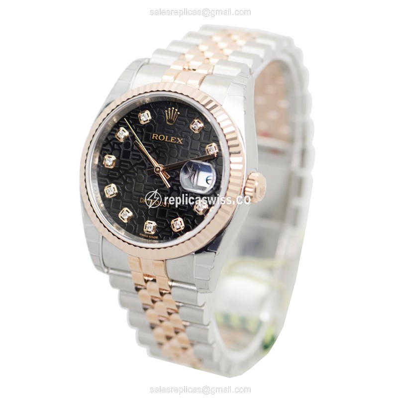 Rolex 116231J DATEJUST Automatic 18kt Rose Gold & Steel