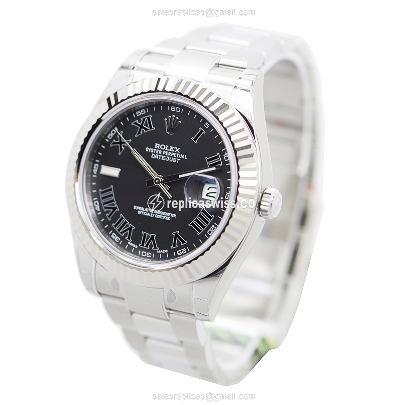 Rolex 116334 DATEJUST Automatic 18kt White Gold & Steel