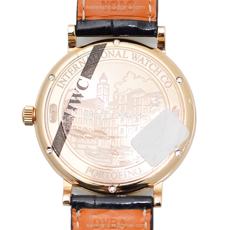 IWC IW356515 PORTOFINO Automatic 18kt Rose Gold & Diamonds
