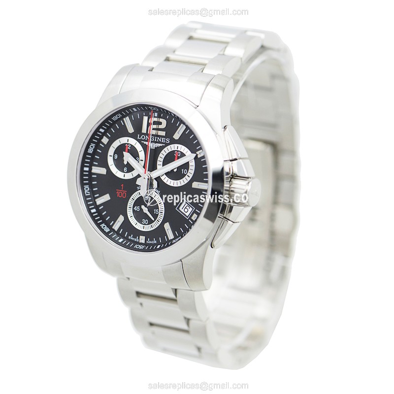 Longines L3.700.4.56.6 CONQUEST Quartz Stainless Steel