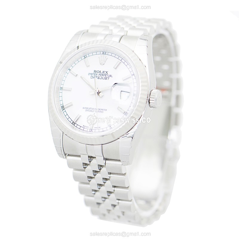Rolex 116234 DATEJUST Automatic 18kt White Gold & Steel